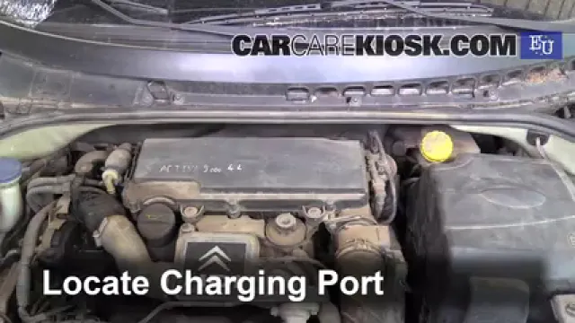 2004 Citroen C3 SX 1.4L 4 Cyl. Turbo Diesel Air Conditioner Recharge Freon